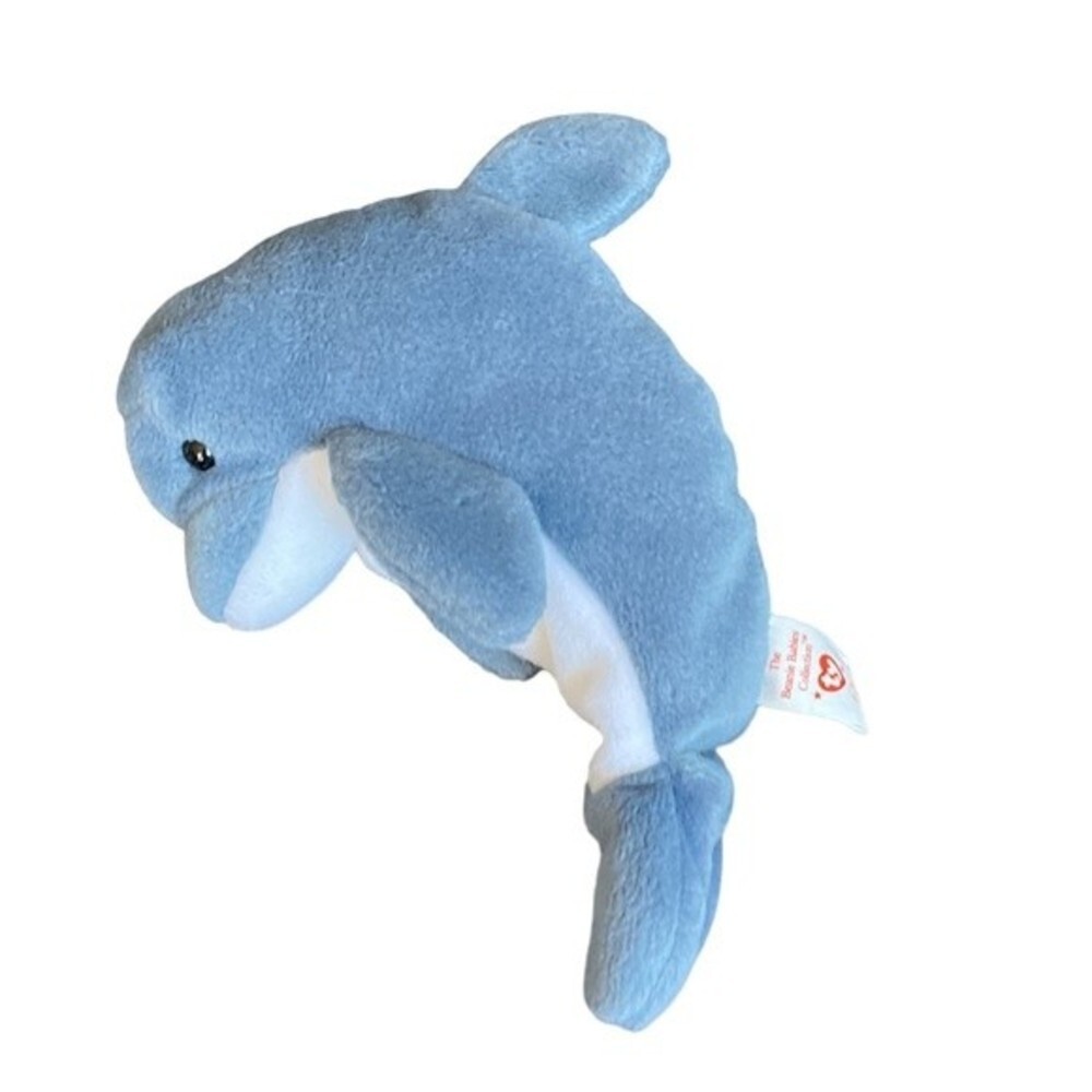 Ty Beanie Baby ECHO the Dolphin Style 96 stuffed animal Vintage